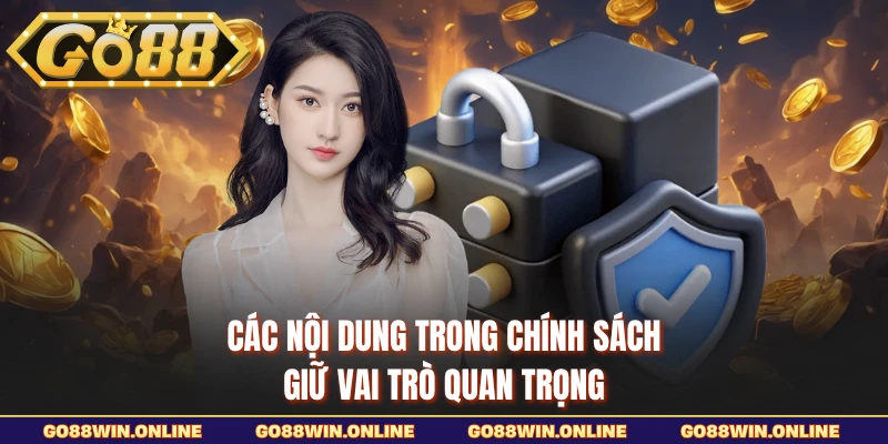 Các nội dung trong chính sách giữ vai trò quan trọng 